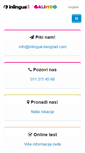 Mobile Screenshot of inlingua-beograd.com