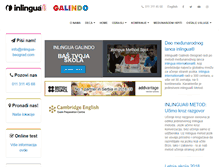 Tablet Screenshot of inlingua-beograd.com